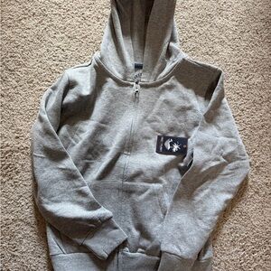 Free Planet Size 12 Gray Zip-Uo Hoodie